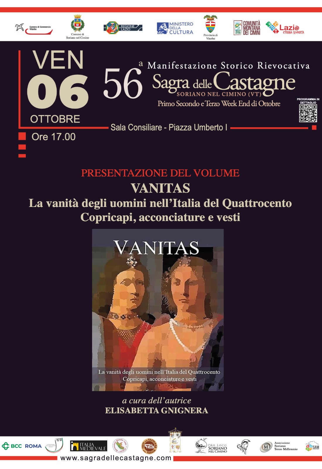 Presentazione del Volume VANITAS - 56° Sagra delle Castagne