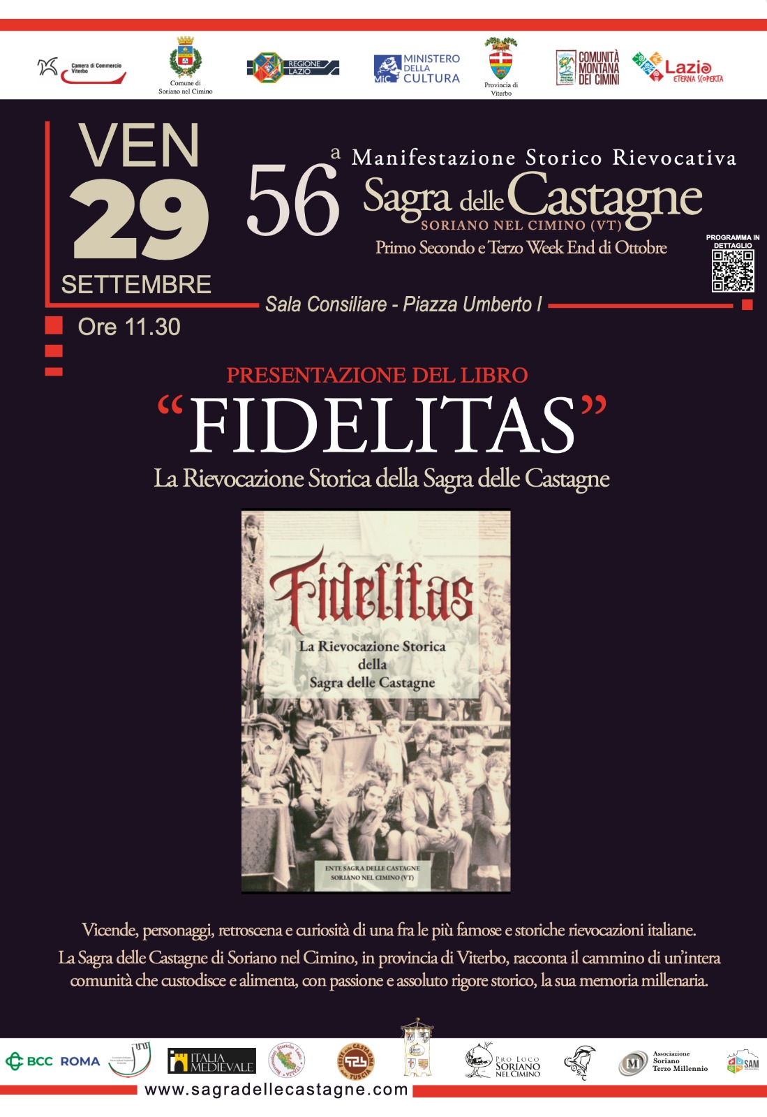 Presentazione del libro "Fidelitas" - 56° Sagra delle Castagne