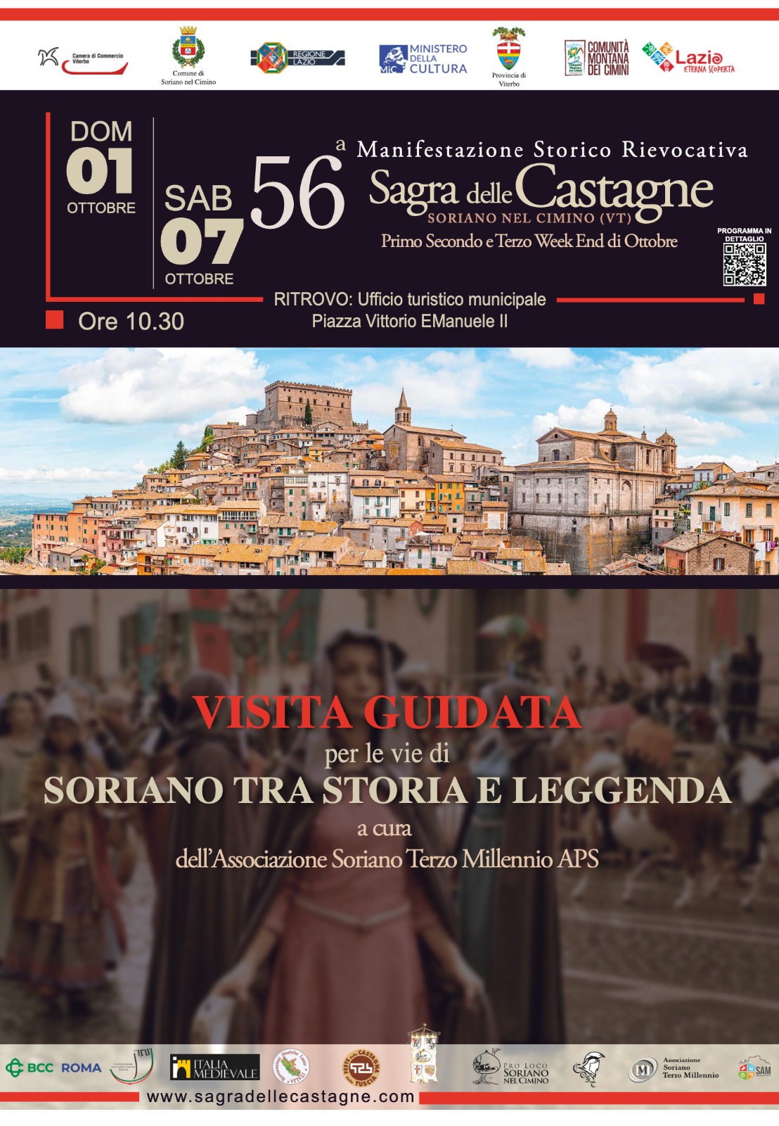 Visita guidata per le vie di Soriano tra storia e leggenda - 56° Sagra delle Castagne