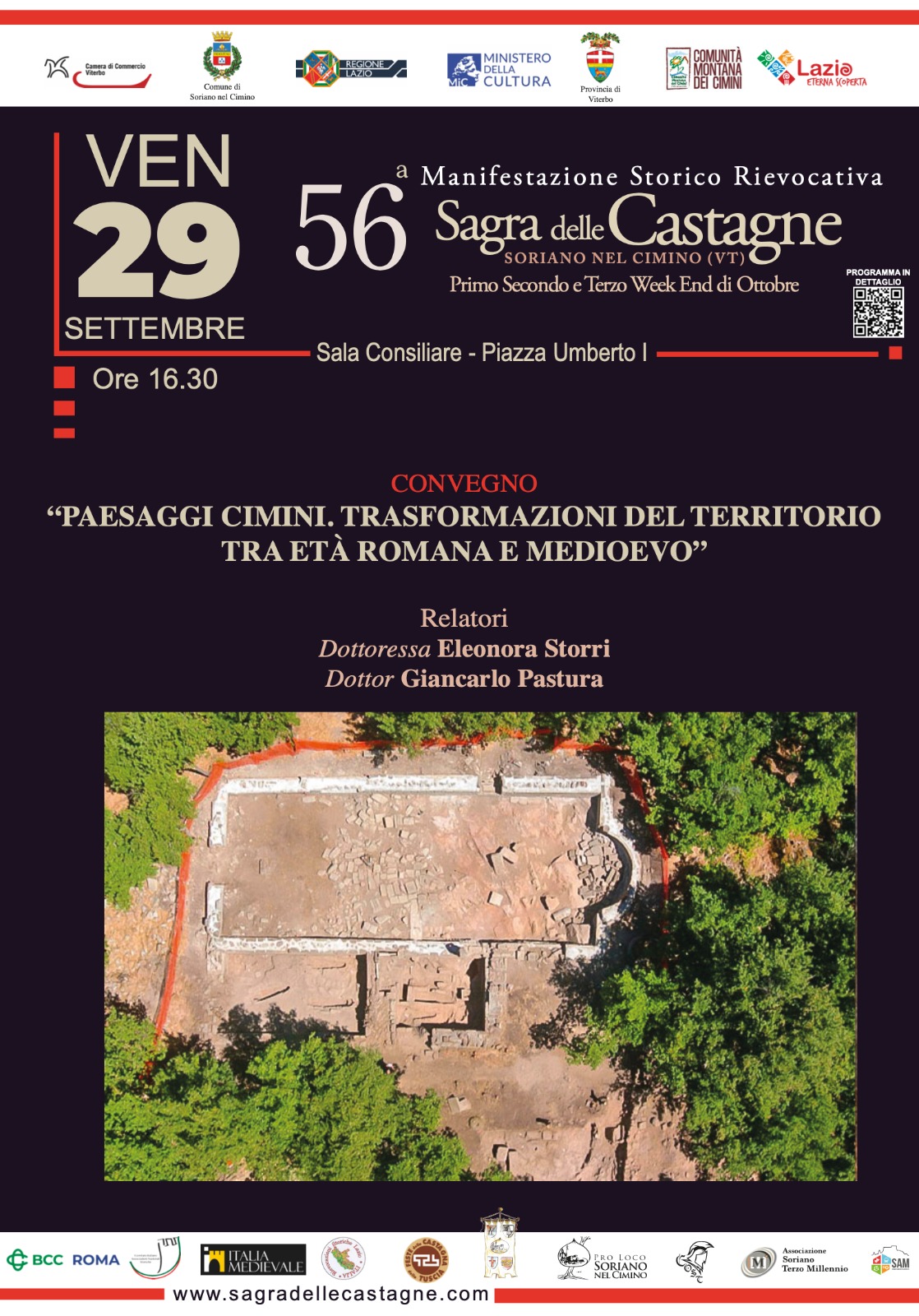 Convegno "Paesaggi Cimini. Trasformazione del territorio tra età Romana e Medioevo - 56° Sagra delle Castagne