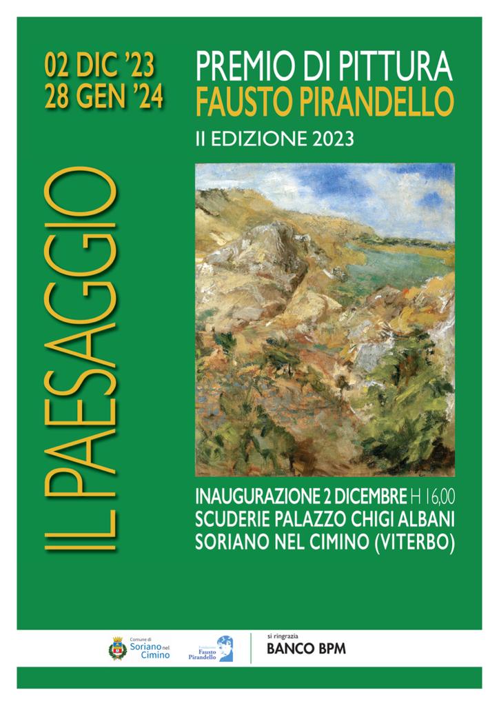 Premio “Fausto Pirandello” 2023: mostra di pittura