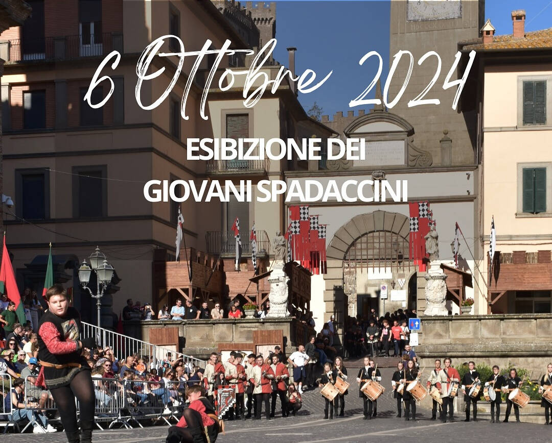 Sagra delle Castagne – Esibizione dei giovani spadaccini