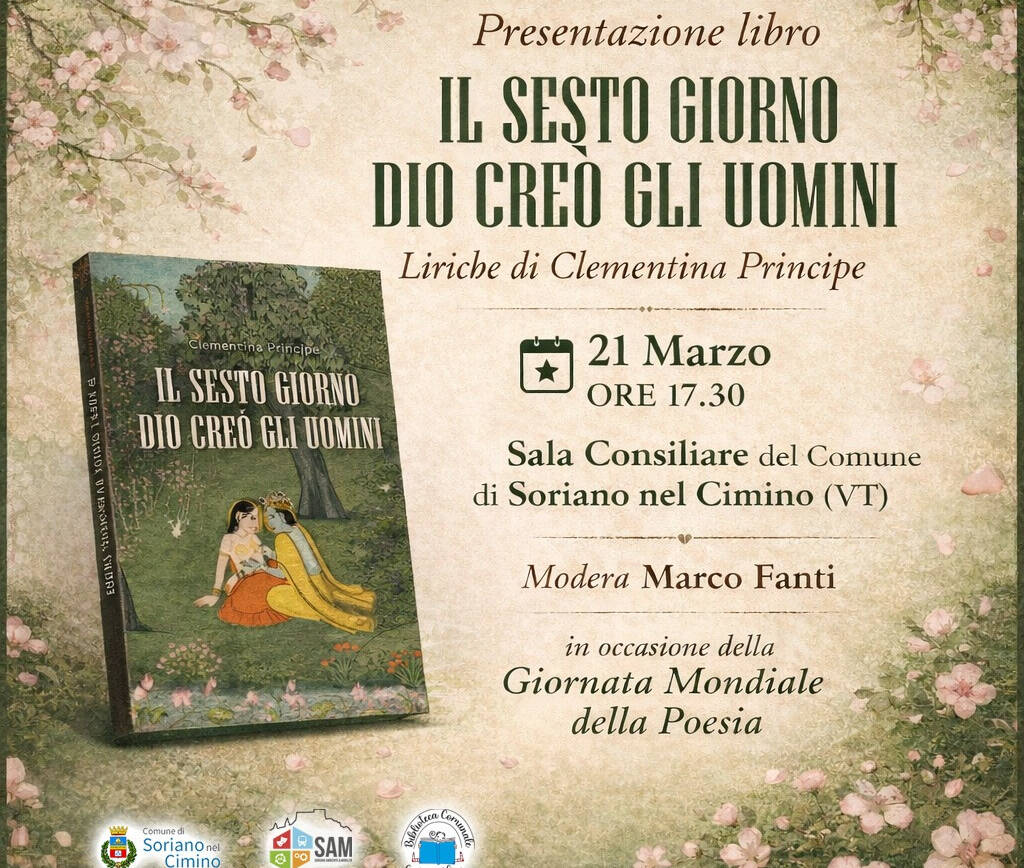 Presentazione del libro “Il Sesto Giorno Dio Creò gli Uomini” a Soriano nel Cimino