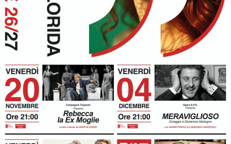 🎭 TEATRO FLORIDA – STAGIONE TEATRALE 2026/27